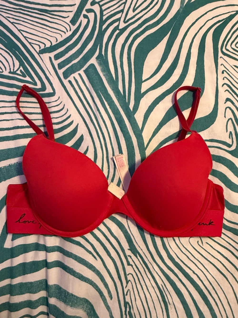 Red Women's T shirt bra